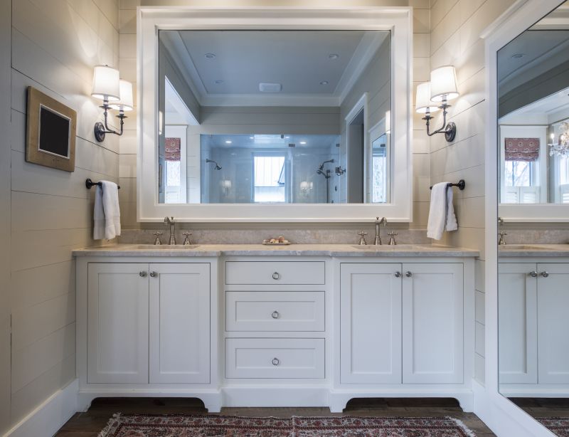 Modern Bathroom Vanity Area